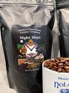 Nightshift Blend Coffee - Dark French Roast -Whole Bean & Ground